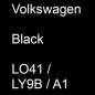 Preview: Volkswagen, Black, LO41 / LY9B / A1.